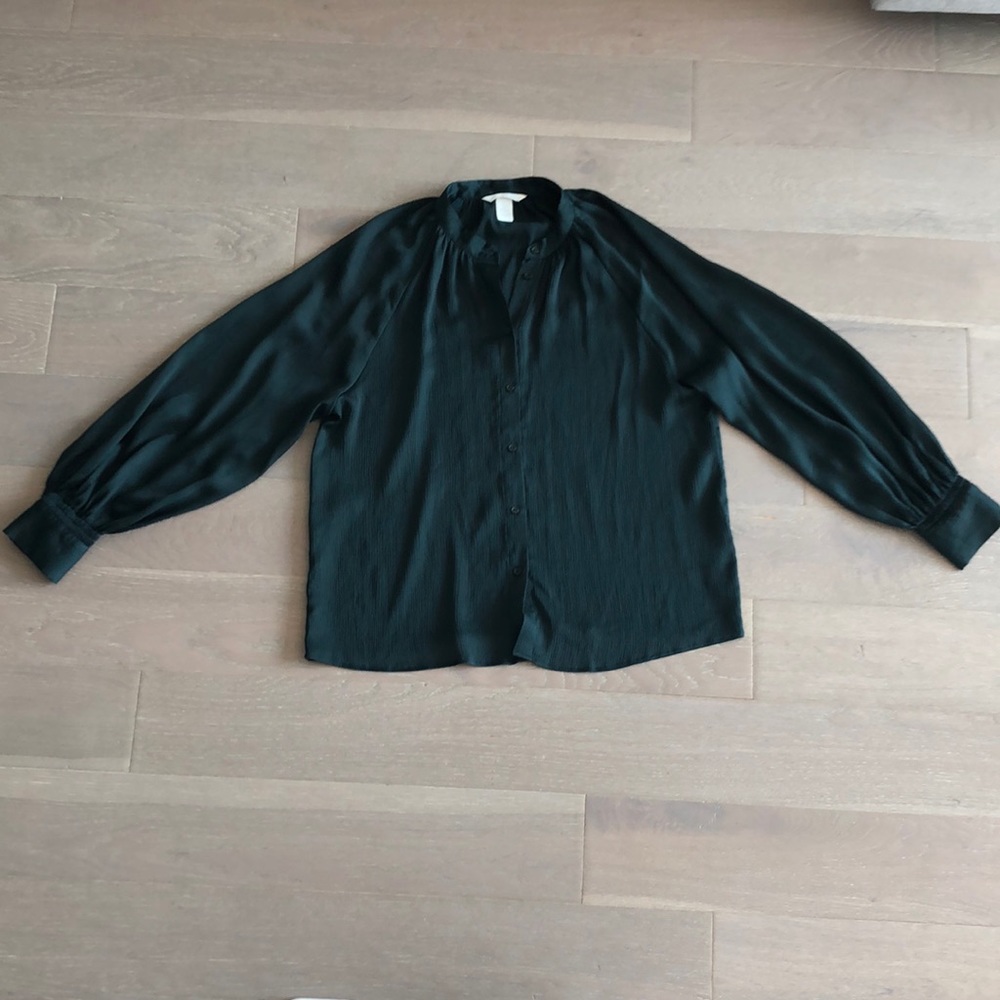 H&M jewel tone blouse
